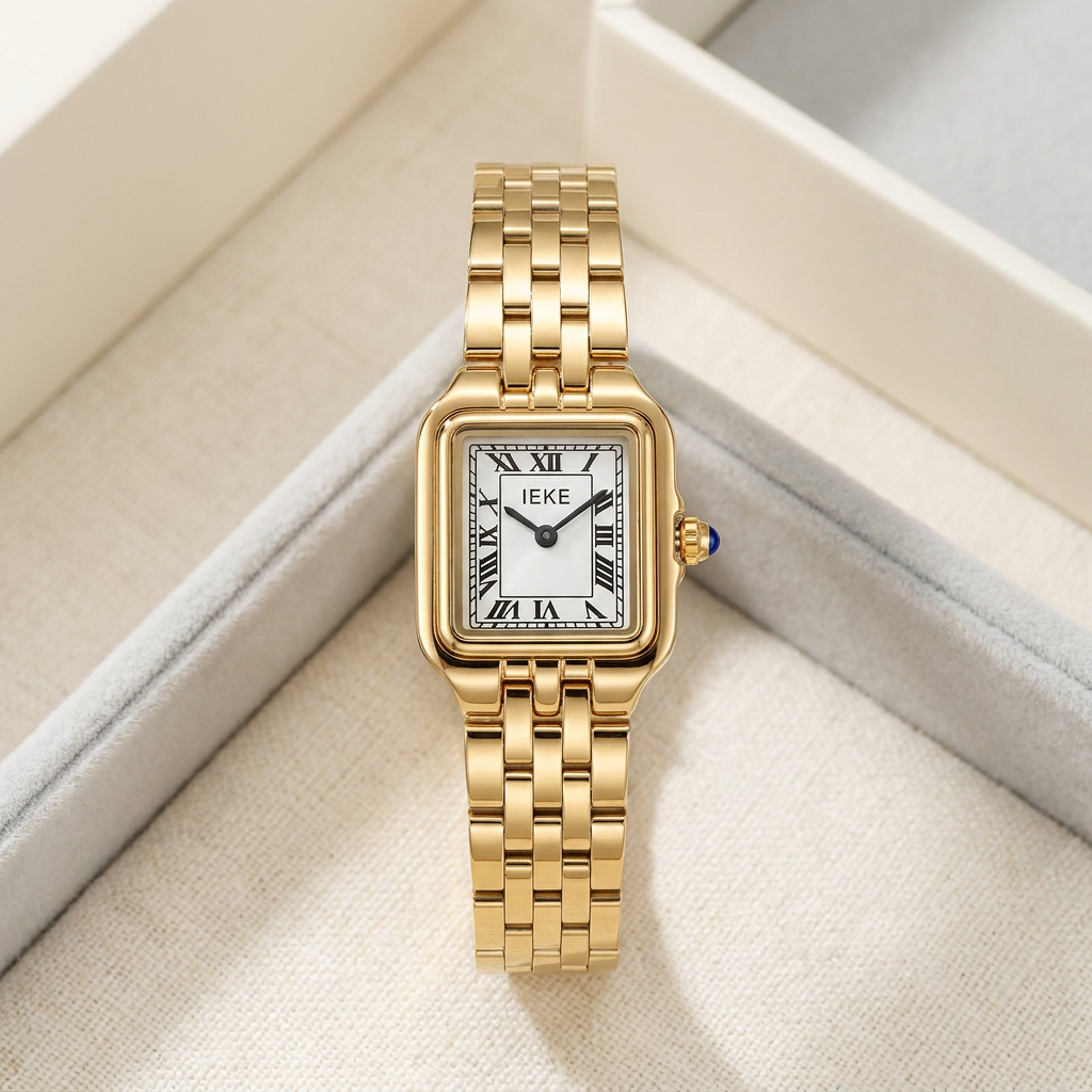 Gold & White Dial